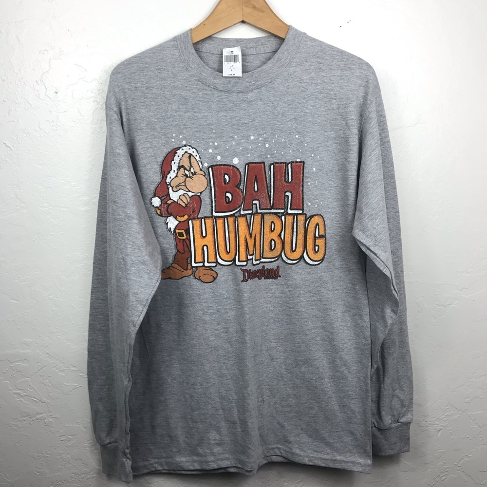 Disney Dwarfs Disneyland Mens Gray Shirt Size M